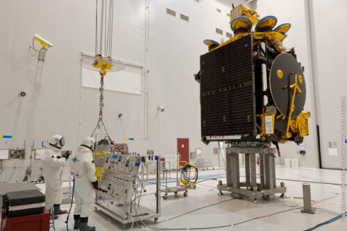 Athena-Fidus satellute under test