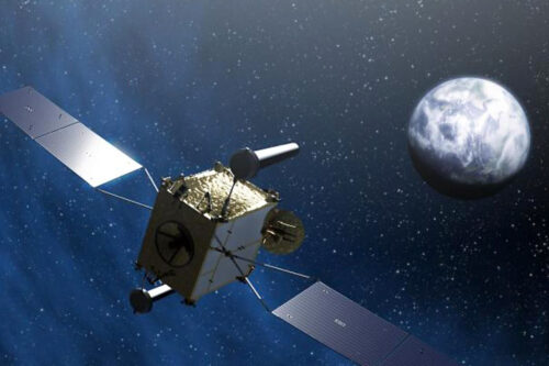 COMSATBw-1 satellite in orbit