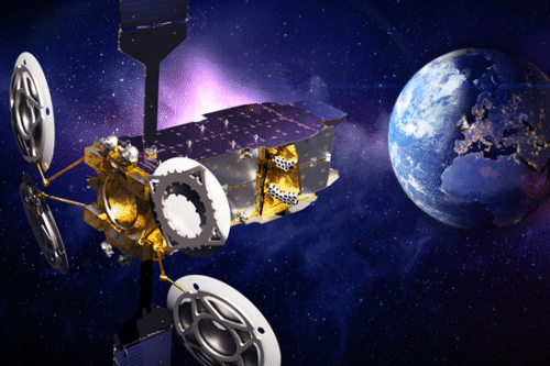 EUTELSAT KONNECT VHTS satellite in orbit