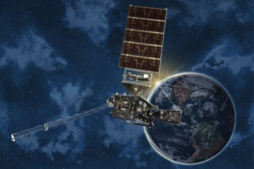 GOES-S satellite in orbit