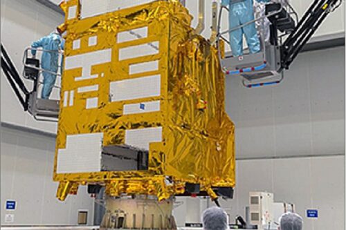 GeoKompsat-2 satellite under construction