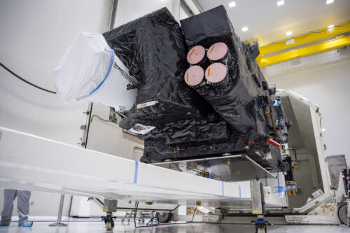 MTG-I.1 weather satellite arrives at the Kourou Space Port