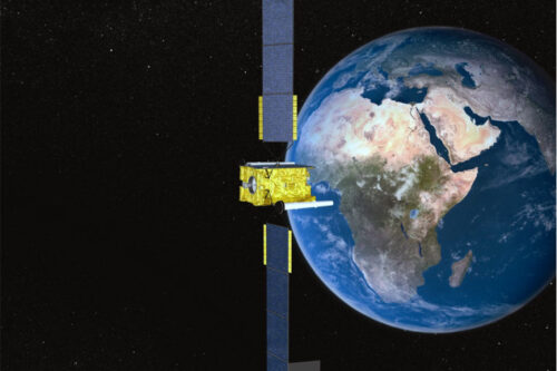 SKYNET-5B satellite in orbit