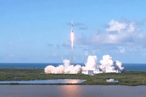 SpaceX Falcon 9 launching ANASIS-II