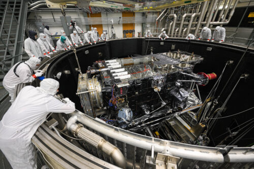 GOES-U Thermal Vacuum testing
